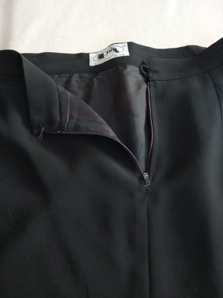 Siyah Midi Kalem Etek - Görsel 4