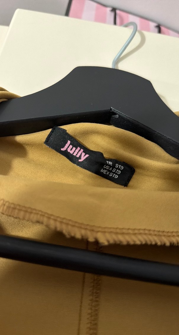 Bej Oversize Trençkot - Görsel 4