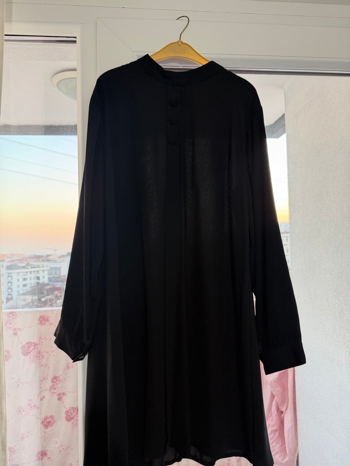 Siyah Uzun Kollu Tunik - Görsel 2