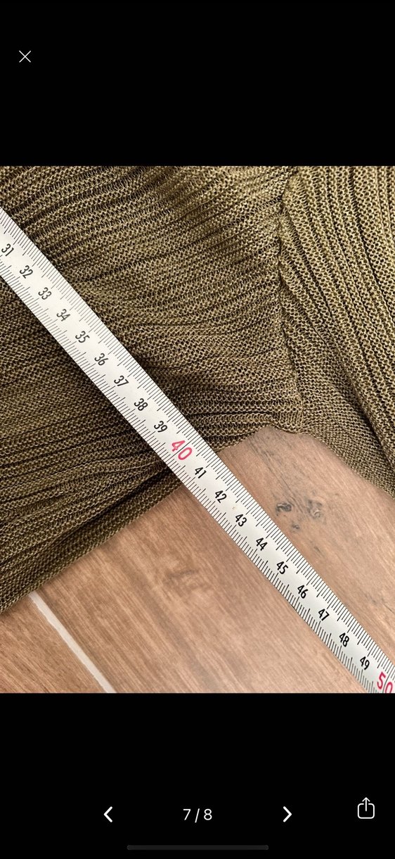 Düğmeli V Yaka Kadın Hırka - Görsel 5