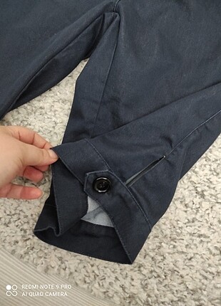s Beden lacivert Renk Bershka düğmeli şort