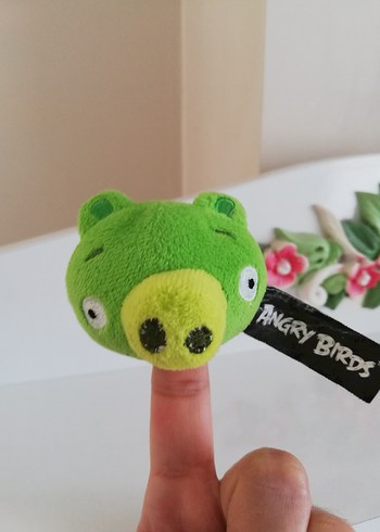  Beden Renk Renkli Angry Birds Peluş Domuz