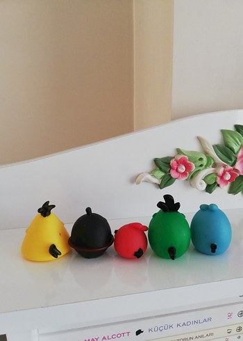  Renkli Angry Birds Figür Seti