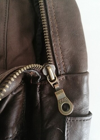 Orciani Deri Sırt Çantası - Görsel 7