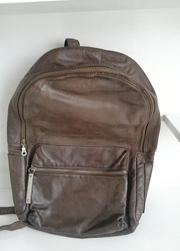 Orciani Deri Sırt Çantası - Görsel 8