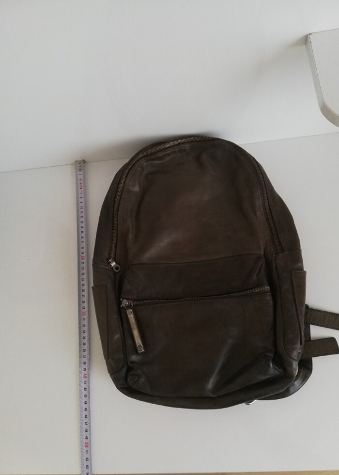 Orciani Deri Sırt Çantası - Görsel 4