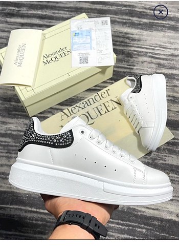 Alexander McQueen Beyaz Platform Spor Ayakkabı