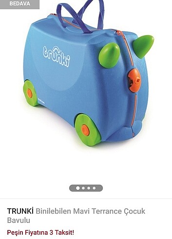 Diğer Trunki Çocuk valizi #trunki. SATILDI 