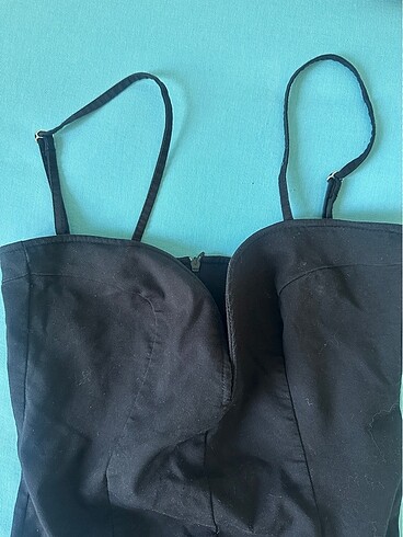 m Beden Zara çıtçıtlı askılı body