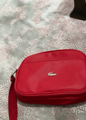 Kırmızı Deri Kadın Çapraz Çanta - Görsel 2