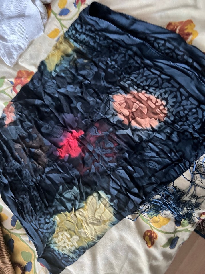 Çok Renkli Bohem Kadın Fular 3adet esarp şal - Görsel 2