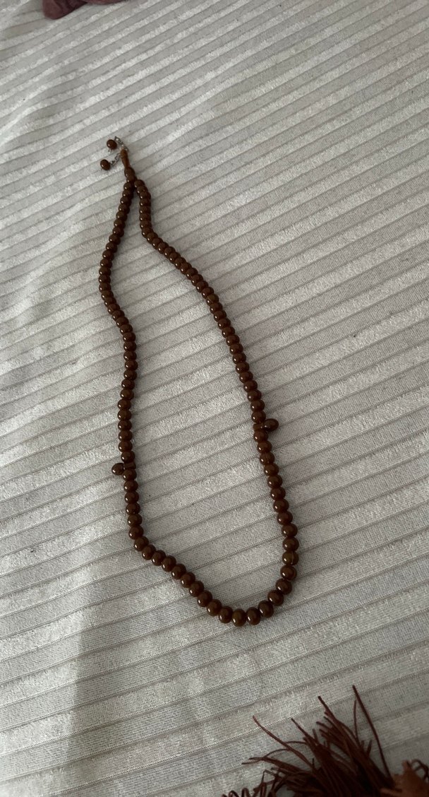 Kahverengi Erkek Tesbih Boncukları - Görsel 2