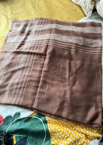 Kahverengi Kadın Bohem Şal 2 adet - Görsel 3