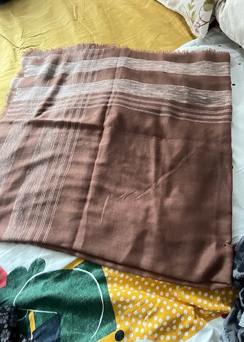 Kahverengi Kadın Bohem Şal 2 adet - Görsel 4