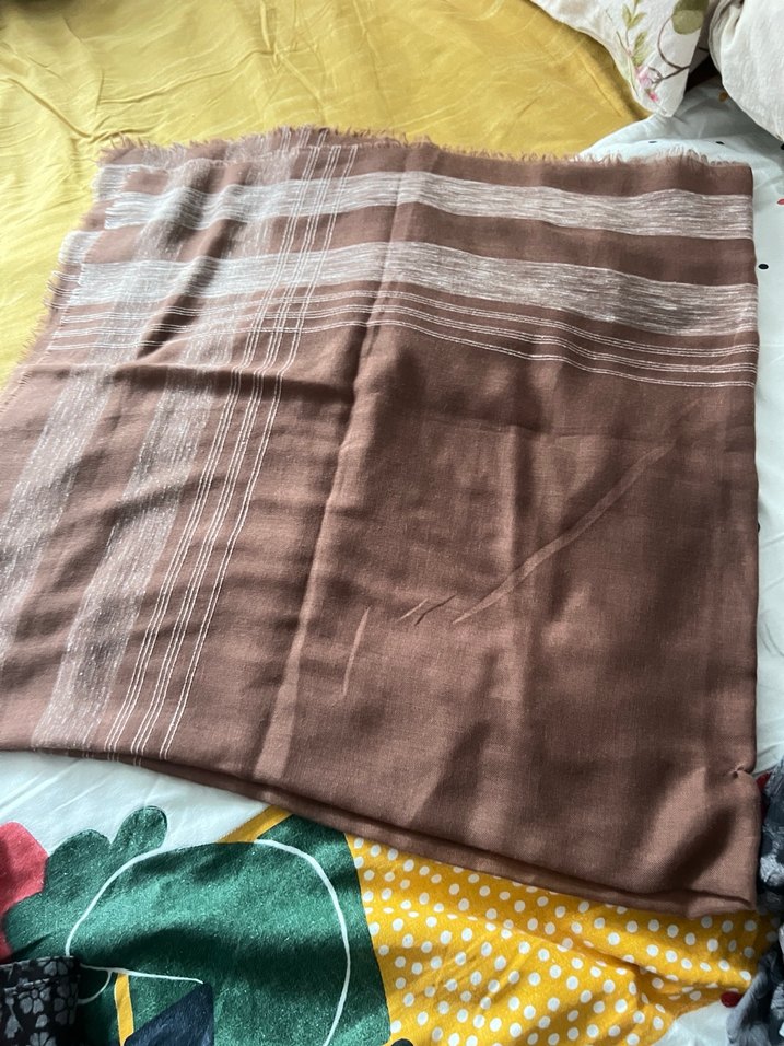 Kahverengi Kadın Bohem Şal 2 adet - Görsel 3