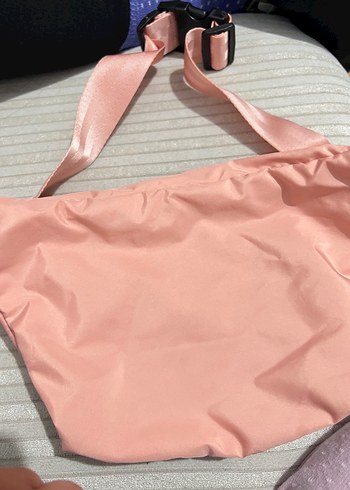 Pembe Kadın Fermuarlı Çapraz Çanta - Görsel 5