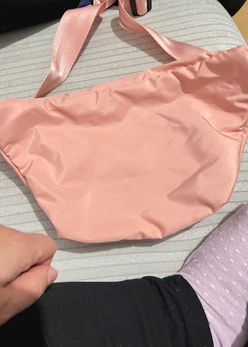 Pembe Kadın Fermuarlı Çapraz Çanta - Görsel 6