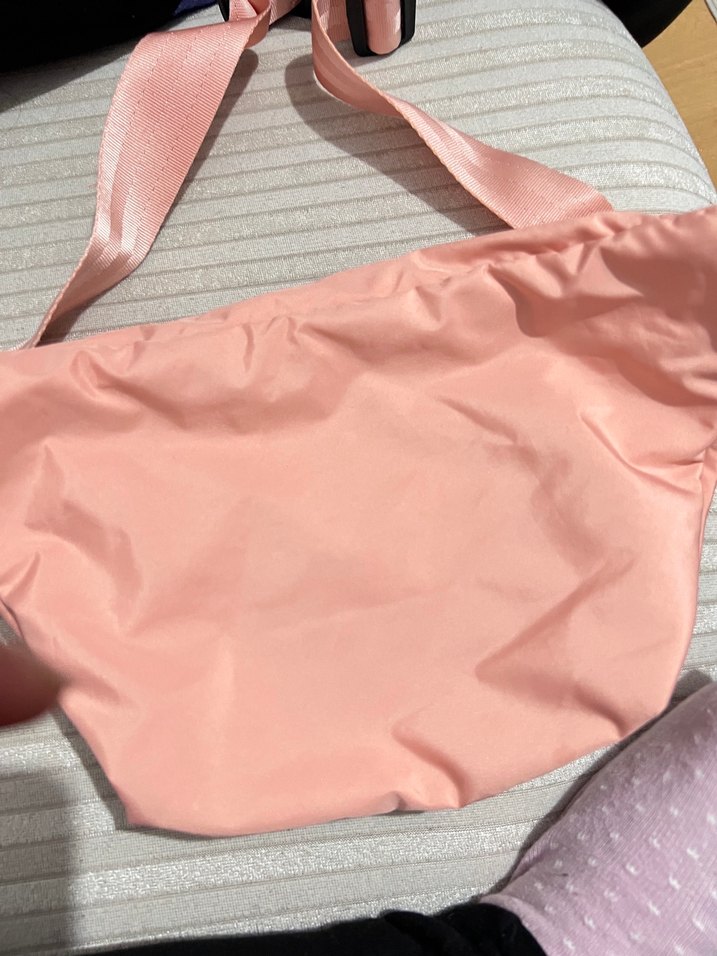 Pembe Kadın Fermuarlı Çapraz Çanta - Görsel 4