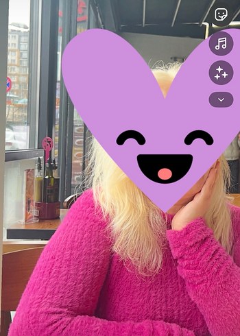 Pembe Kadın Triko Kazak koton marka - Görsel 3