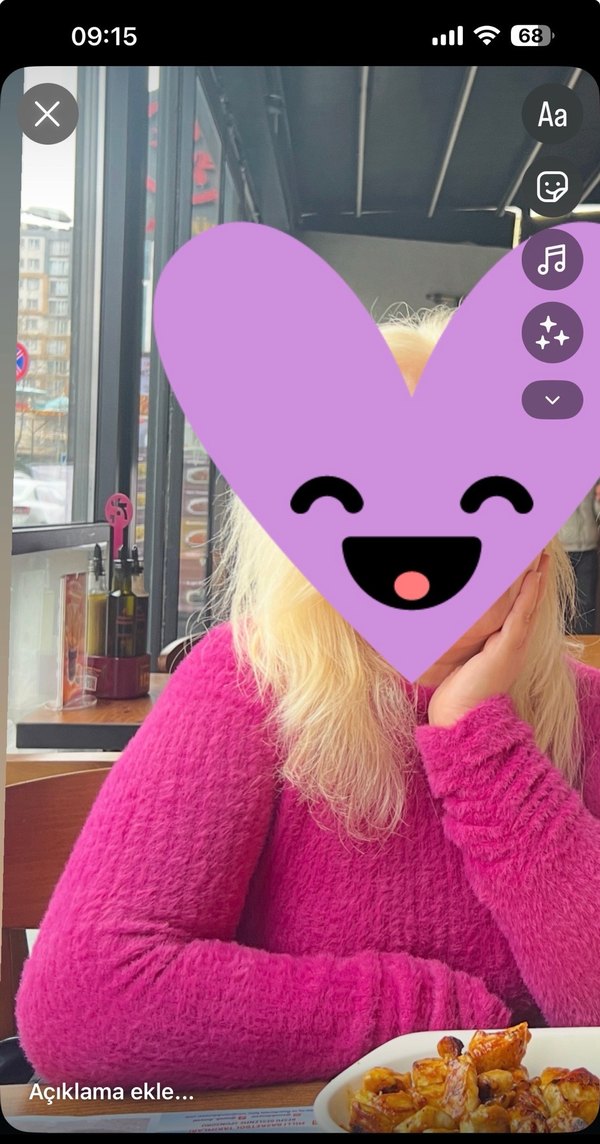 Pembe Kadın Triko Kazak koton marka - Görsel 3