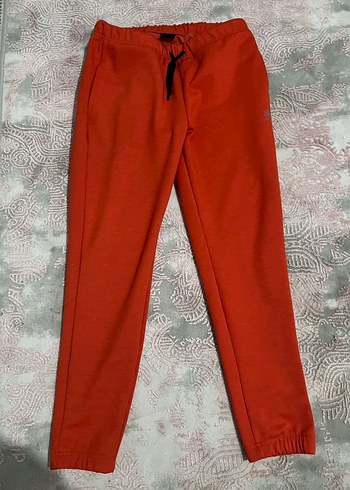 Kırmızı Rahat Kesim Kadın Eşofman Altı - Görsel 2