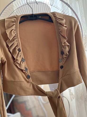 s Beden camel Renk Bolero