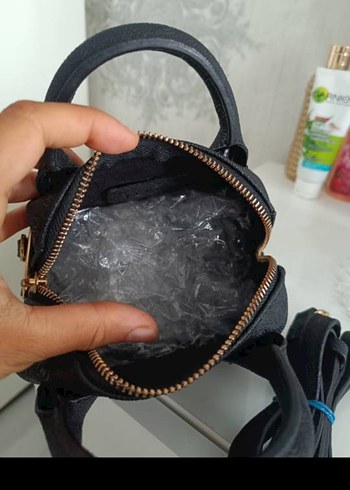Beden siyah Renk vakko mini speddy çanta