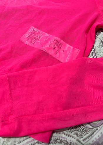 XSIDE ACTIVE Pembe Bisiklet Yaka Uzun Kollu Crop Top - Görsel 4