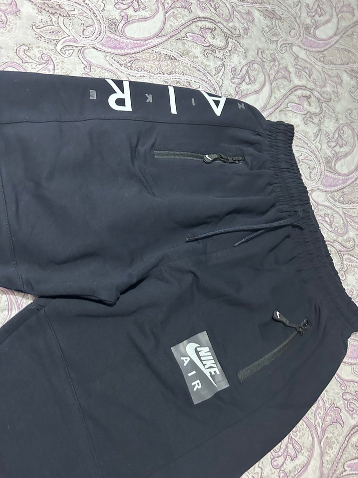 Nike Air Siyah Fermuarlı Erkek Eşofman Altı - Görsel 2