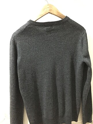 H&M H&M ERKEK GRİ-SİYAH TONLU KAZAK