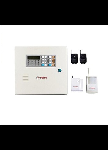 Beden Sıfır kutusunda Retro Güvenlik Alarm Seti