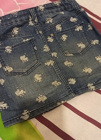 6 Yaş Beden lacivert Renk H&M kız çocuk kot etek