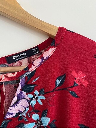 Bershka çiçekli tulum - Görsel 5