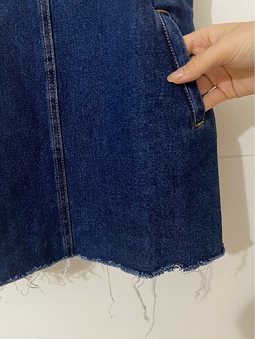 Pull bear cepli kot salopet - Görsel 6