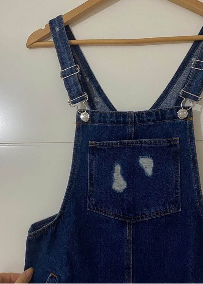 Pull bear cepli kot salopet - Görsel 5