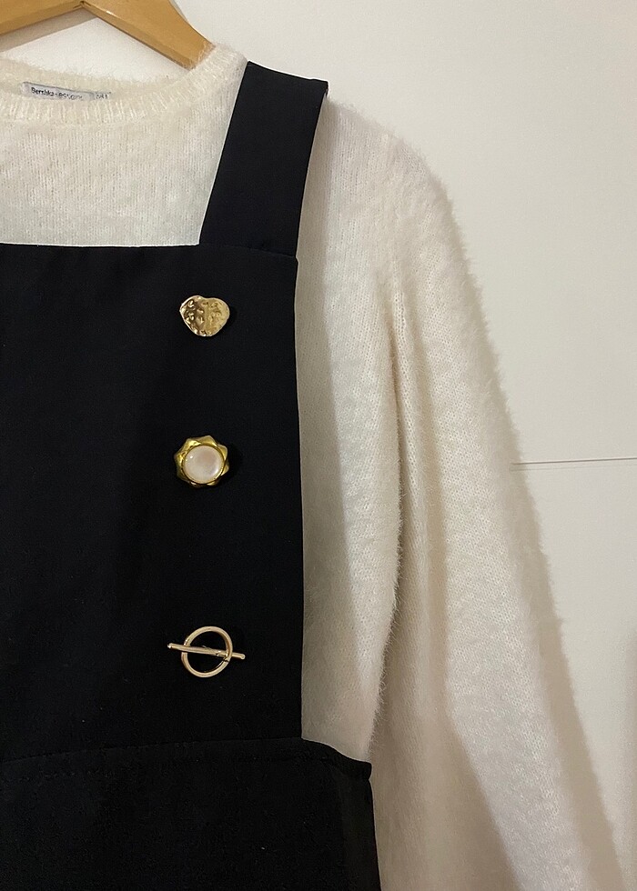 Midi salopet elbise - Görsel 2