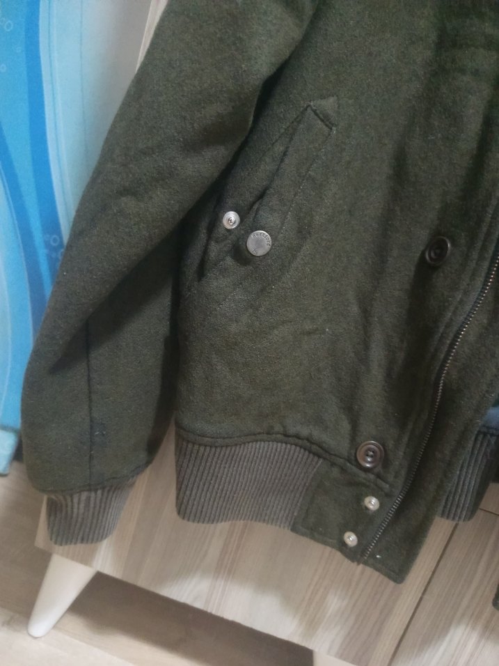 Kahverengi Kürklü Erkek Midi Mont - Görsel 3