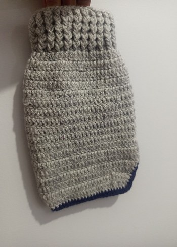 Gri Nakışlı Örgü Köpek Kazağı - Görsel 2