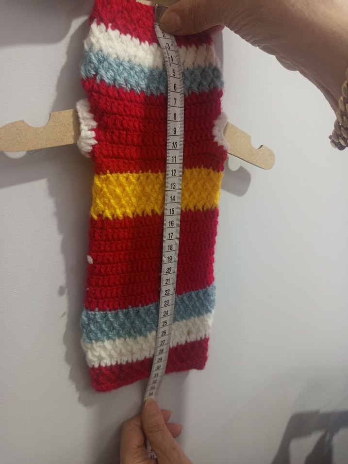 Renkli Örgü Köpek Kıyafeti - Görsel 3