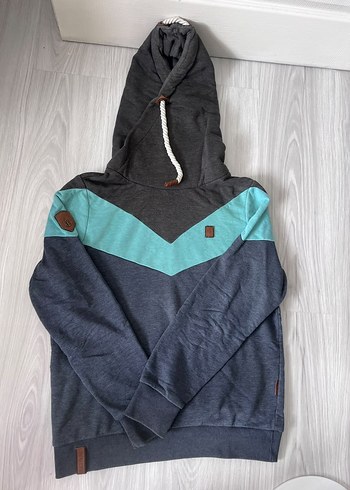 Nike Renk Bloklu Kapusonlu Sweatshirt Rahat Ve Sik