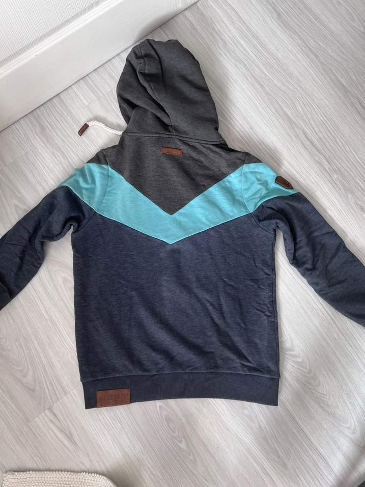 Renk Bloklu Kapüşonlu Sweatshirt  Rahat ve Şık! — görsel 5/5