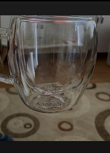 Karaca pia 300 ml çift cidarlı mug bardak