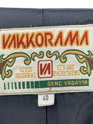 40 Beden siyah Renk Vakkorama Blazer %70 İndirimli.