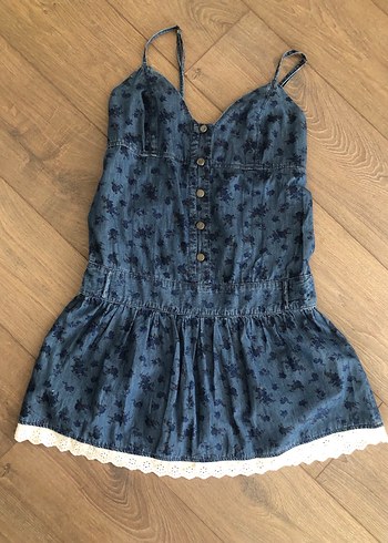 Denim elbise