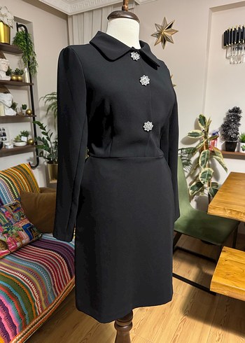 İPEKYOL gömlek stil ofis elbisesi - Görsel 2