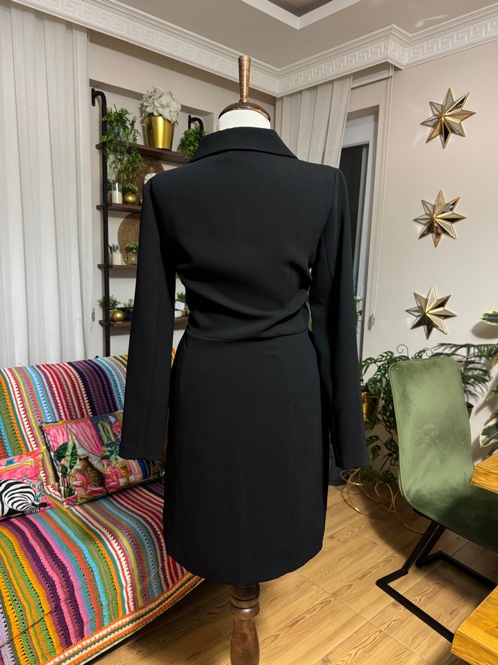 İPEKYOL gömlek stil ofis elbisesi - Görsel 4