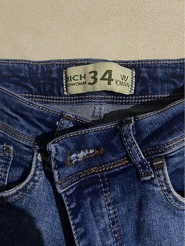 xs Beden mavi Renk Skinny pantolon