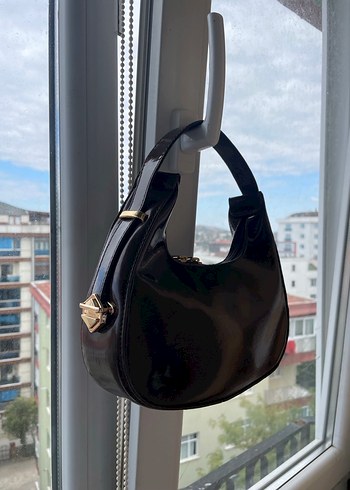 Diğer Klasik Deri Tokalı Kadın Çanta