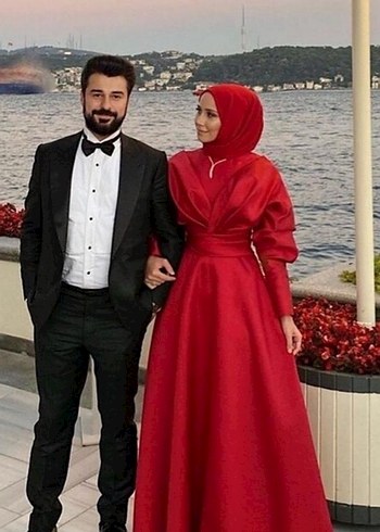 Klasik Kırmızı Uzun Abiye Elbise kenzel markadır - Görsel 2