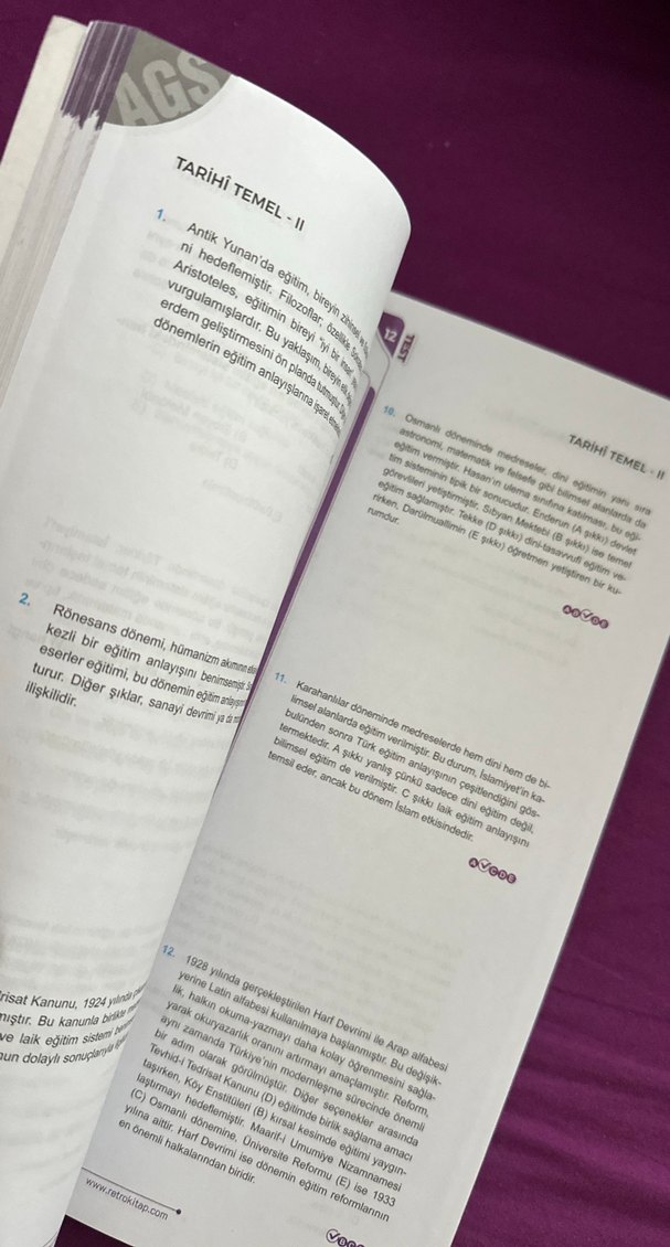 AGS Akademi Giriş Sınavı Soru Bankası Fatih genç - Görsel 3